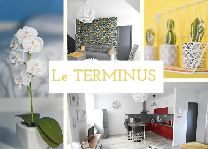Appartement le Terminus  Gare-Cosy-Wifi 6 Personnes